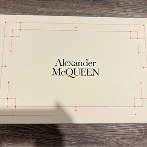 Alexander McQueen white shoe Box